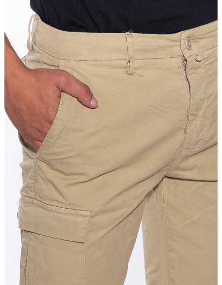 OVER-D Βερμούδα Cargo OM593BR Μπεζ OVER-D - 5