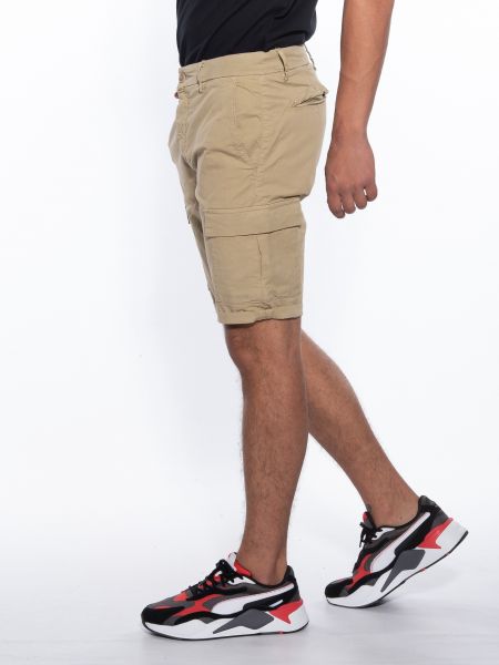 OVER-D Βερμούδα Cargo OM593BR Μπεζ OVER-D - 4