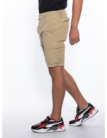 OVER-D Βερμούδα Cargo OM593BR Μπεζ OVER-D - 4