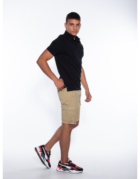 OVER-D Βερμούδα Cargo OM593BR Μπεζ OVER-D - 8