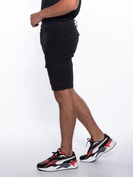 OVER-D Bermuda Cargo OM593BR Black OVER-D - 4