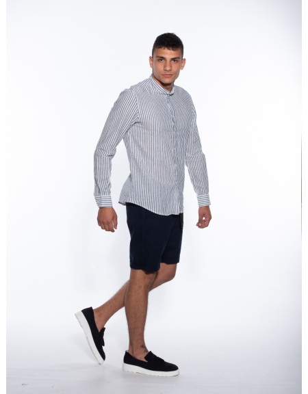 OVER-D Βερμούδα Chino OM624BR Μπλέ OVER-D - 8