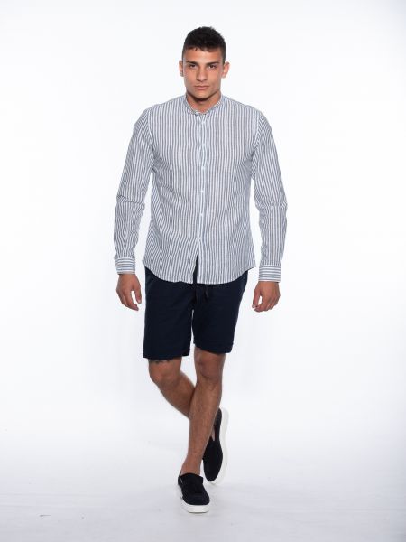 OVER-D Βερμούδα Chino OM624BR Μπλέ OVER-D - 6