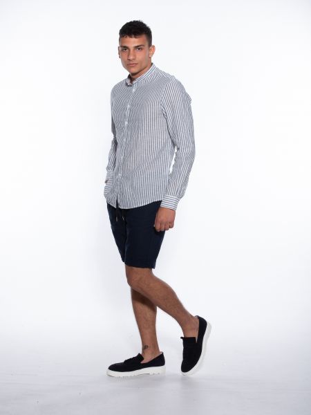 OVER-D Βερμούδα Chino OM624BR Μπλέ OVER-D - 9