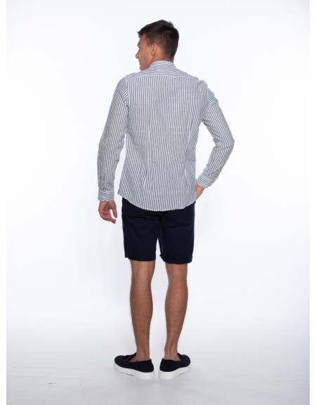 OVER-D Βερμούδα Chino OM624BR Μπλέ OVER-D - 7