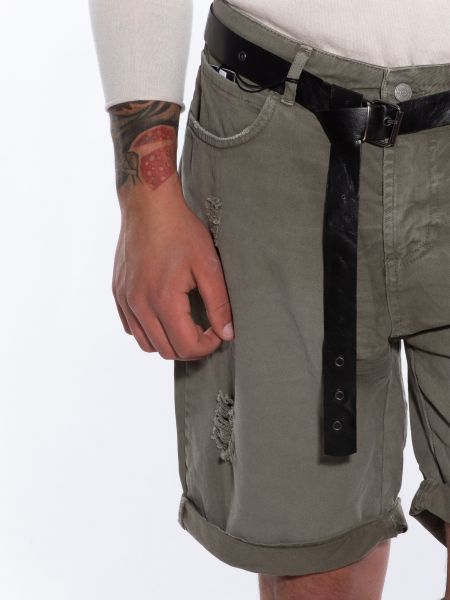 OVER-D Bermuda Jean OM688BR Khaki OVER-D - 5