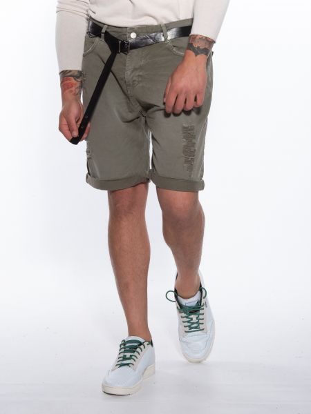 OVER-D Bermuda Jean OM688BR Khaki OVER-D - 1