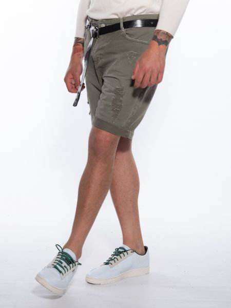 OVER-D Bermuda Jean OM688BR Khaki OVER-D - 4