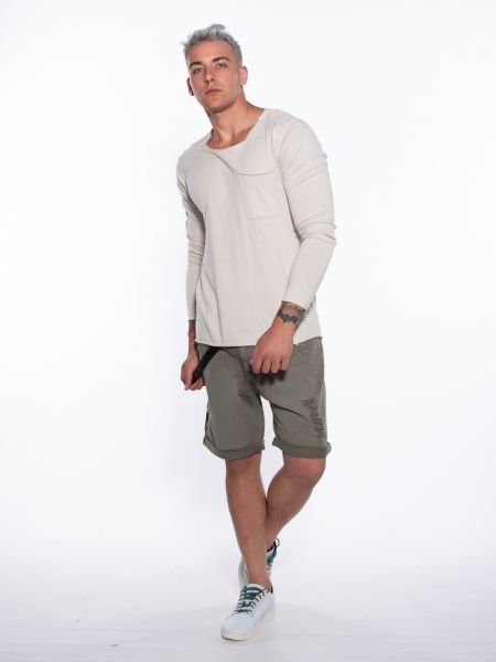 OVER-D Bermuda Jean OM688BR Khaki OVER-D - 6