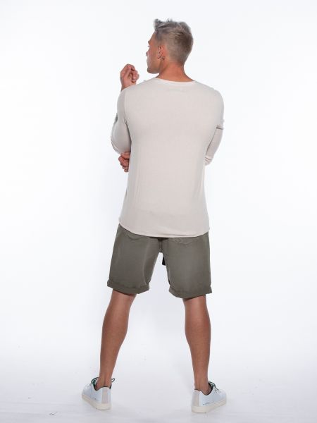 OVER-D Bermuda Jean OM688BR Khaki OVER-D - 7