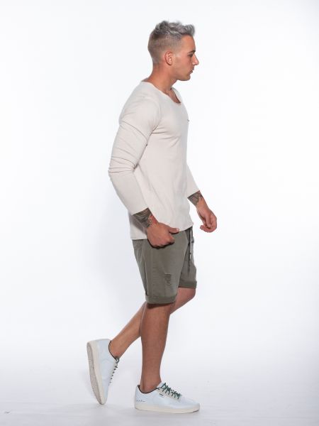 OVER-D Bermuda Jean OM688BR Khaki OVER-D - 8