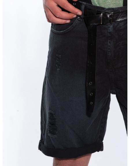 OVER-D Bermuda Jean OM688BR Black OVER-D - 5