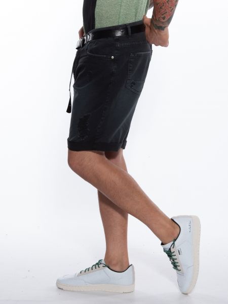 OVER-D Bermuda Jean OM688BR Black OVER-D - 3