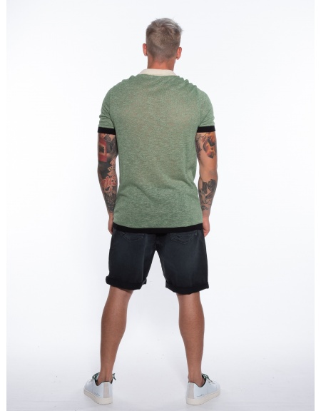 OVER-D Bermuda Jean OM688BR Black OVER-D - 8