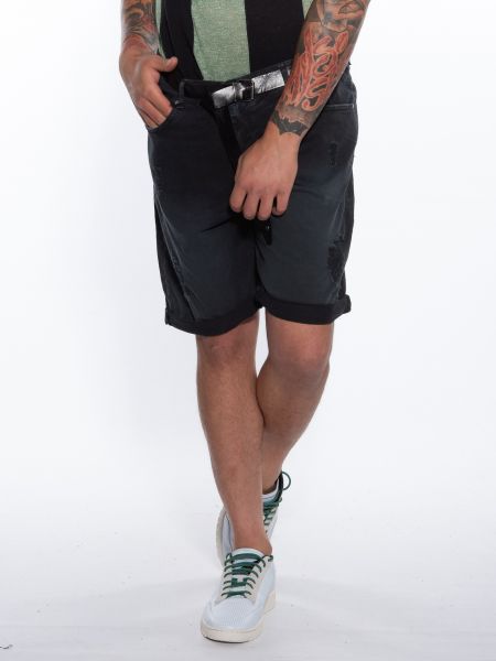 OVER-D Bermuda Jean OM688BR Black OVER-D - 10