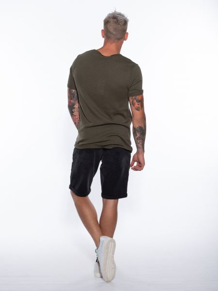 OVER-D T-shirt νημάτινο OM621MG Χακί OVER-D - 9