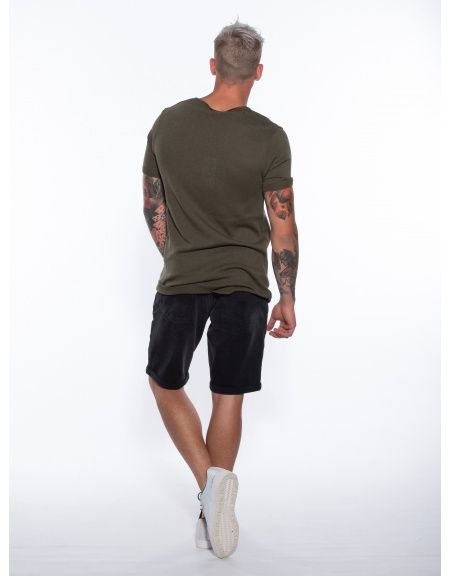 OVER-D T-shirt νημάτινο OM621MG Χακί OVER-D - 9