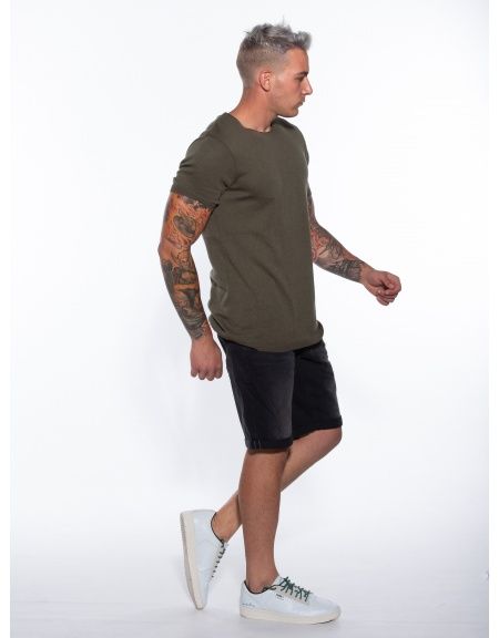 OVER-D T-shirt νημάτινο OM621MG Χακί OVER-D - 8