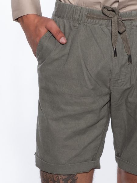 OVER-D Βερμούδα Chino OM624BR Λαδί OVER-D - 5