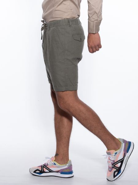 OVER-D Βερμούδα Chino OM624BR Λαδί OVER-D - 4