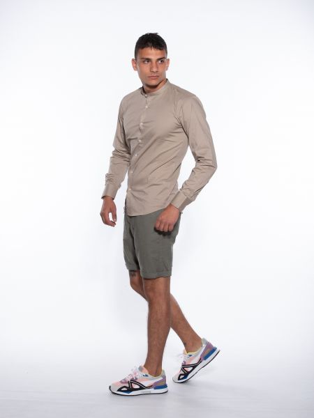 OVER-D Βερμούδα Chino OM624BR Λαδί OVER-D - 9