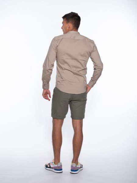 OVER-D Βερμούδα Chino OM624BR Λαδί OVER-D - 7