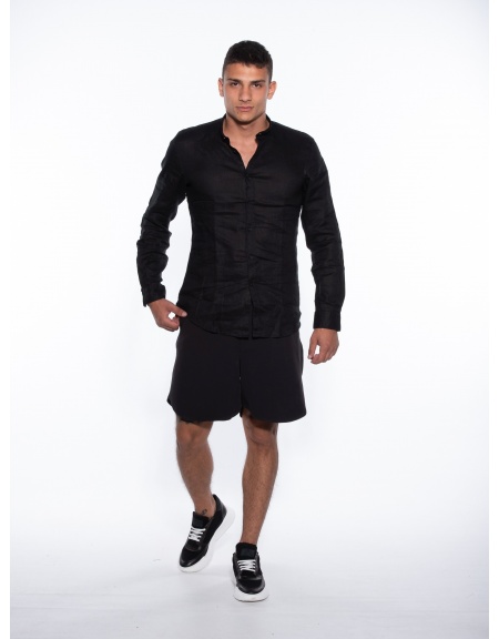 OVER-D Βερμούδα Chino OM827BR Μαύρη OVER-D - 6