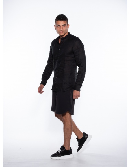 OVER-D Βερμούδα Chino OM827BR Μαύρη OVER-D - 9