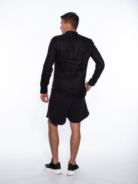 OVER-D Βερμούδα Chino OM827BR Μαύρη OVER-D - 7