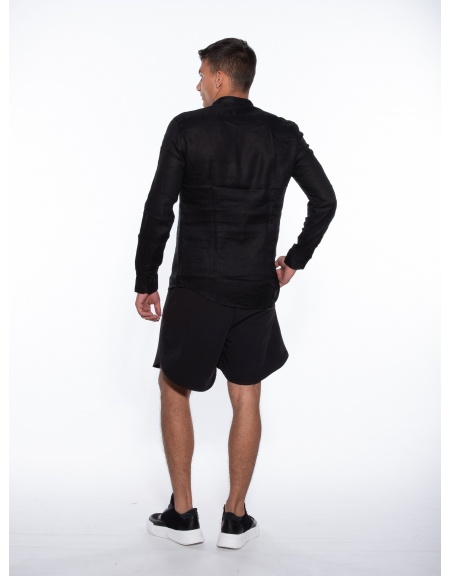 OVER-D Βερμούδα Chino OM827BR Μαύρη OVER-D - 7