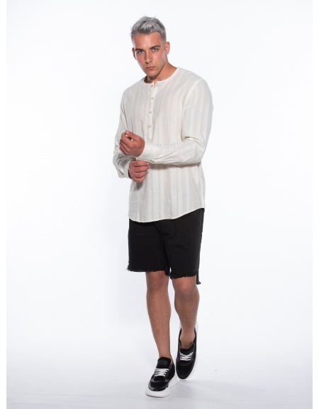 OVER-D Shirt mao OM609CM Ecru OVER-D - 6