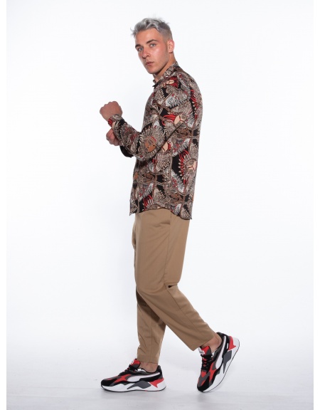 XAGON MAN Chino Παντελόνι ZPA301 Μπεζ XAGON MAN - 9