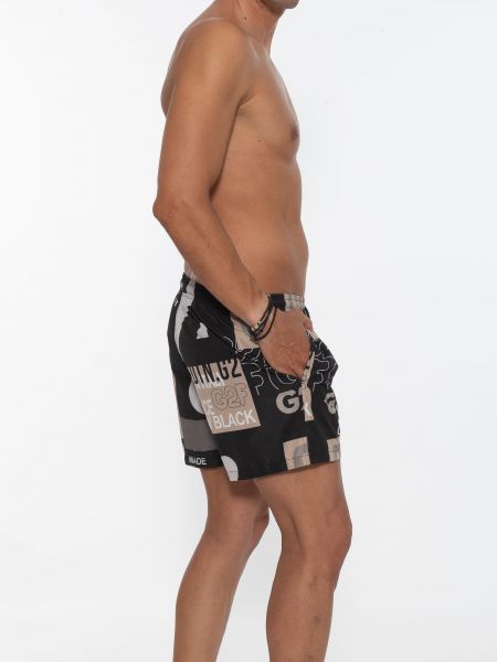 G2FIRENZE Swimwear BROTHERHOOD Black - Beige G2FIRENZE - 3