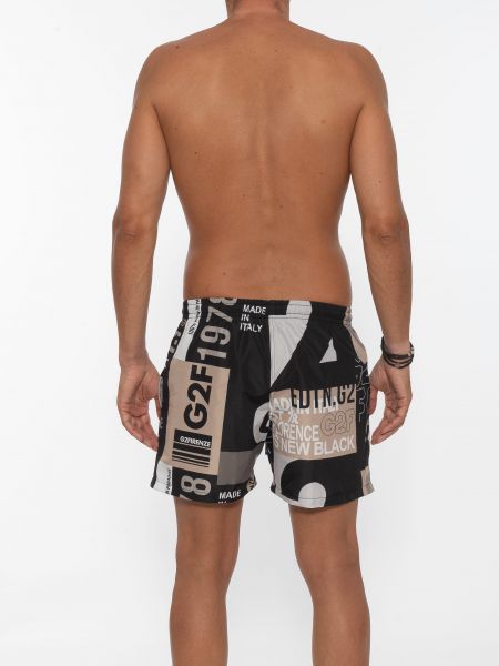G2FIRENZE Swimwear BROTHERHOOD Black - Beige G2FIRENZE - 4
