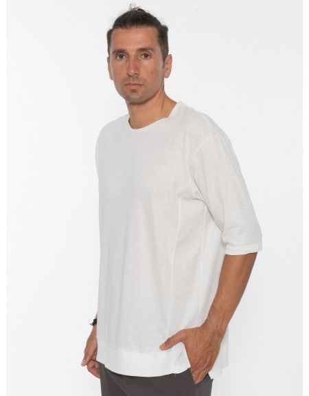 19 ATHENS T-shirt K21-1035 Λευκό NINETEEN - 4