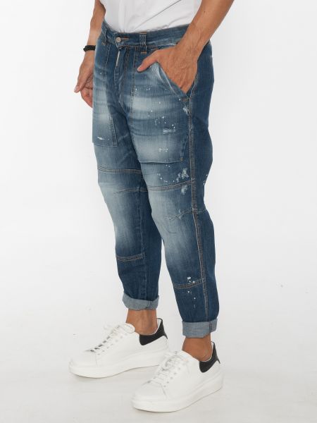 G2FIRENZE Jean Trousers KOMBATT Blue G2FIRENZE - 4