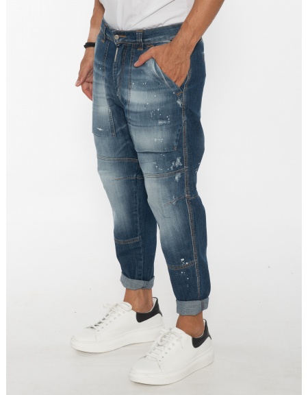 G2FIRENZE Jean Trousers KOMBATT Blue G2FIRENZE - 4