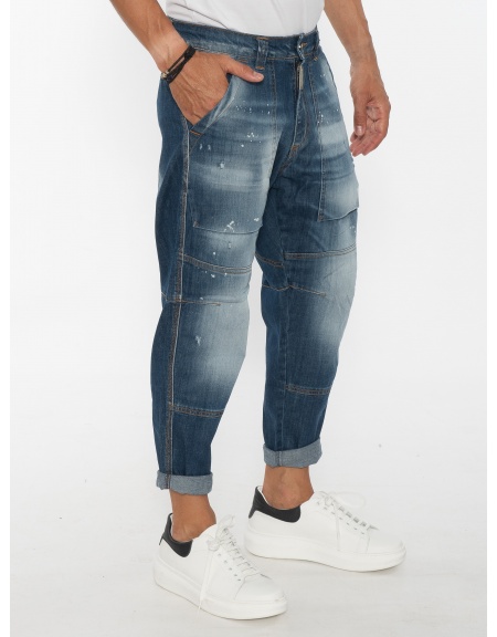 G2FIRENZE Jean Trousers KOMBATT Blue G2FIRENZE - 3