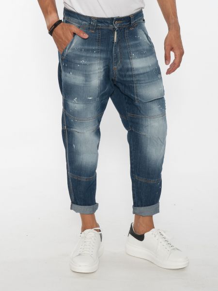 G2FIRENZE Jean Trousers KOMBATT Blue G2FIRENZE - 5