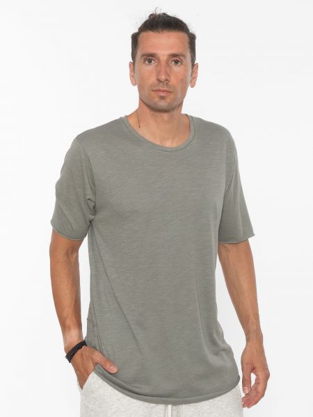 19 ATHENS T-shirt K21-1077 Olive - Gray NINETEEN - 9