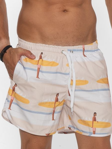 TAG Μαγιό SUB TMS21325 Λευκό - Μπεζ TAG - 7