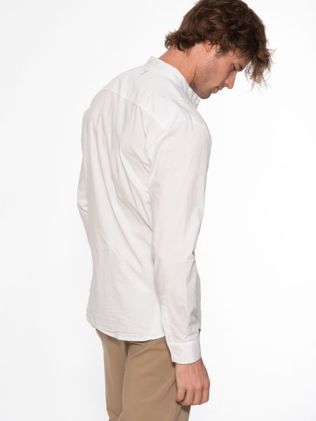 19 ATHENS Πουκάμισο mao X21-1001 Λευκό NINETEEN - 3