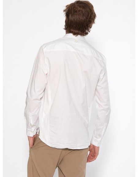 19 ATHENS Πουκάμισο mao X21-1001 Λευκό NINETEEN - 2
