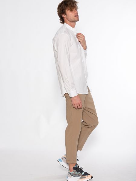 19 ATHENS Πουκάμισο mao X21-1001 Λευκό NINETEEN - 16