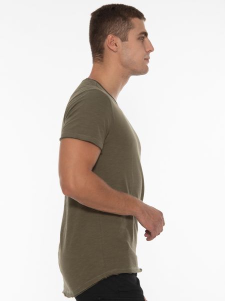 GABBA T-shirt Konrad Slub Tee P5353 Khaki GABBA - 3