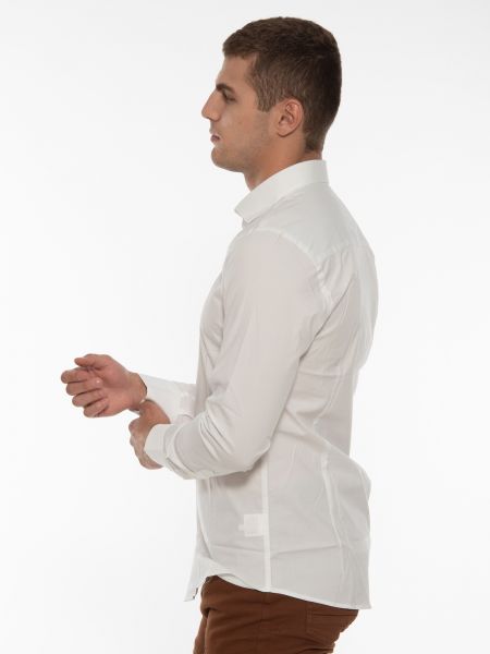 OVER-D Πουκάμισο OM152CM Λευκό OVER-D - 5