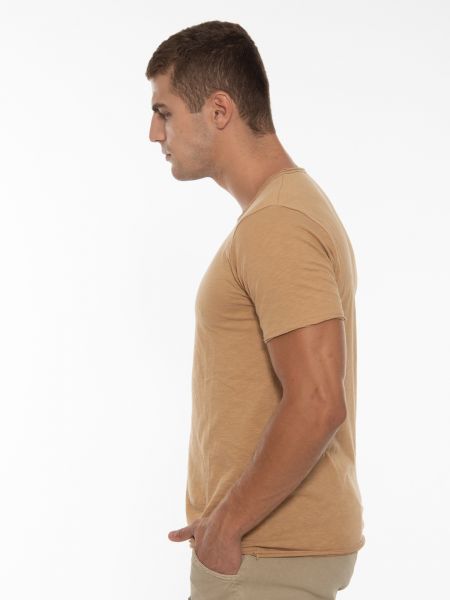 OVER-D T-shirt OT1F2W1T06 Μπεζ OVER-D - 5