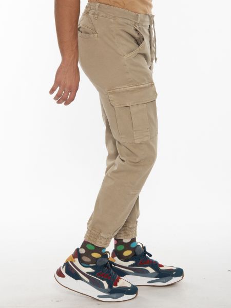 OVER-D Cargo Παντελόνι OT1F2W1P10 Μπεζ OVER-D - 3