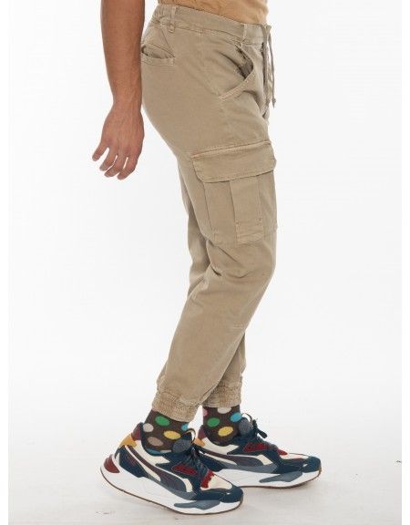 OVER-D Cargo Παντελόνι OT1F2W1P10 Μπεζ OVER-D - 3