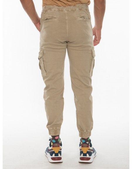 OVER-D Cargo Παντελόνι OT1F2W1P10 Μπεζ OVER-D - 2